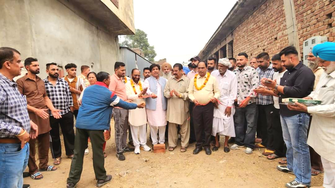 Work to pave the road in Ward Number Eight has been started.